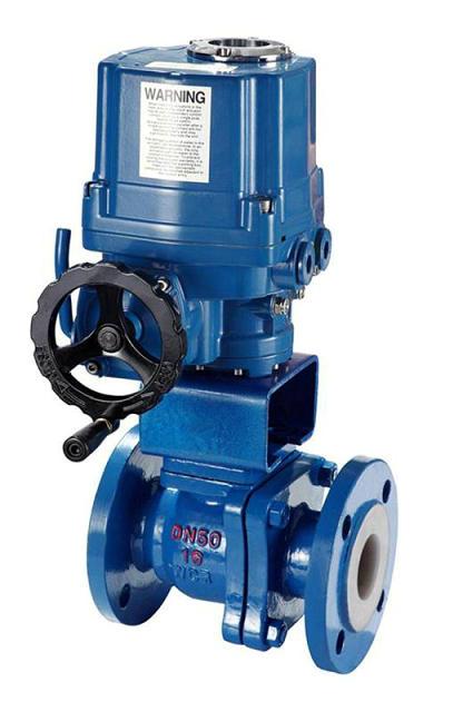 進(jìn)口電動(dòng)襯氟球閥