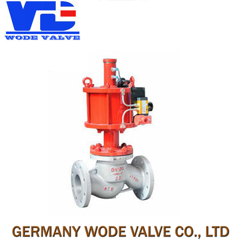 進口氣動法蘭截止閥