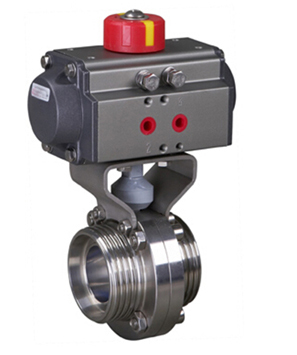 進口氣動衛(wèi)生級蝶閥