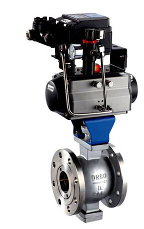 進(jìn)口氣動V型調(diào)節(jié)球閥