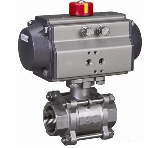 進口氣動三片式球閥