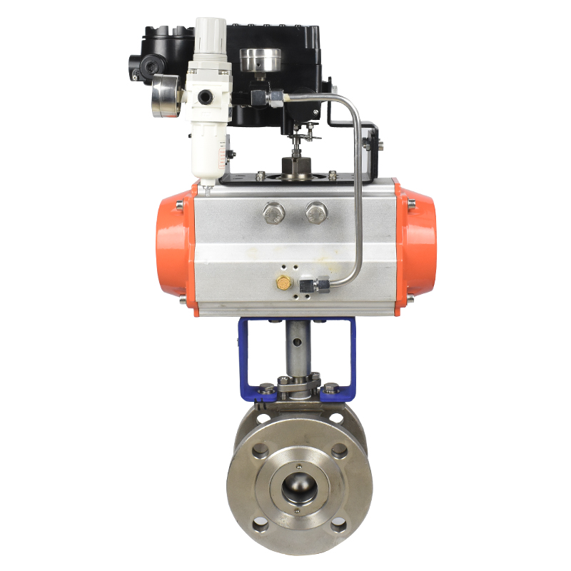 進(jìn)口氣動V型調(diào)節(jié)球閥