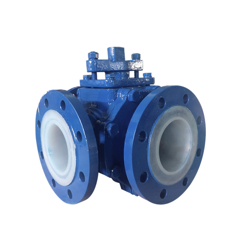 進口襯氟三通球閥